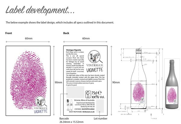 Label design
