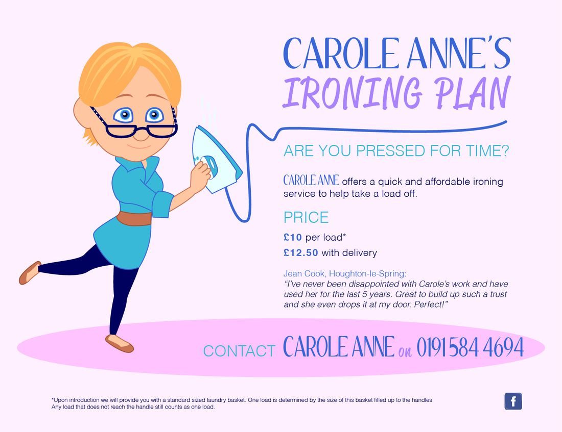 Carole Anne's Ironing Plan