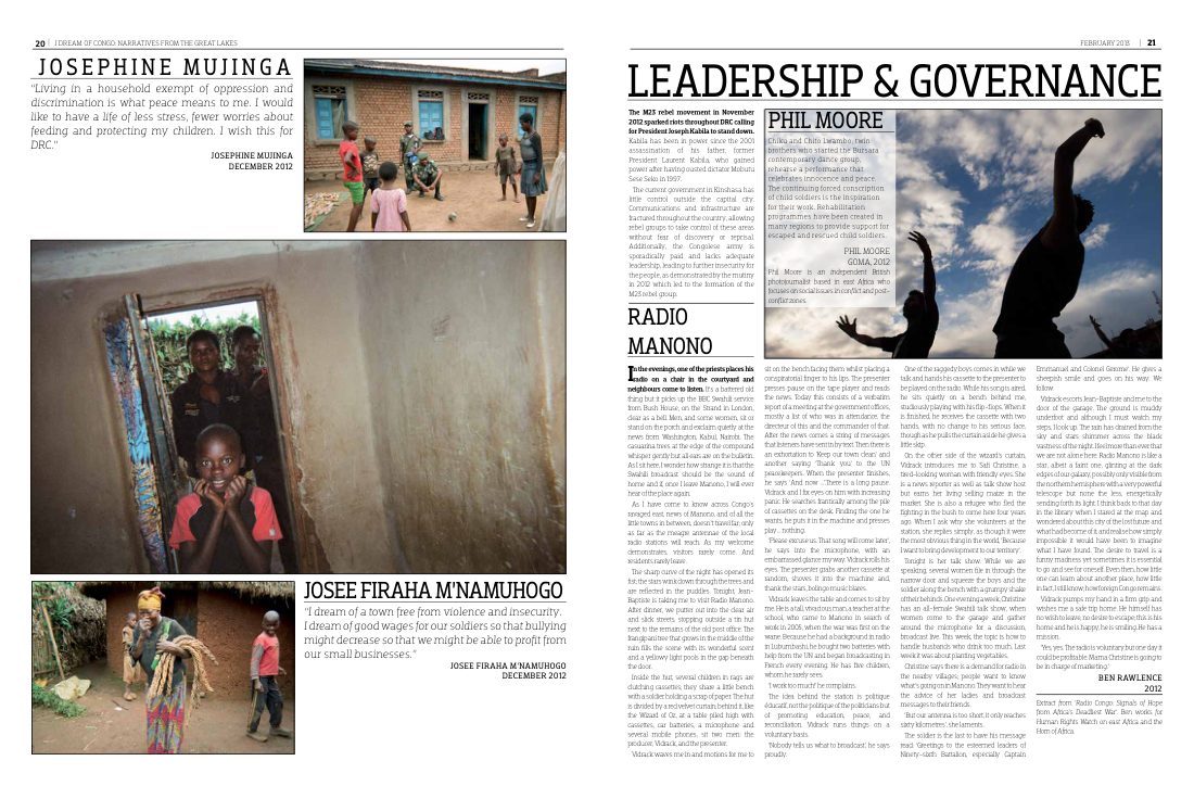IDOC Security, impunity & leadership themes