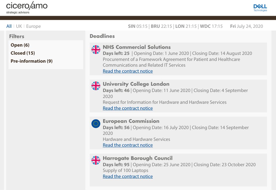 Dell Portal Mock-up