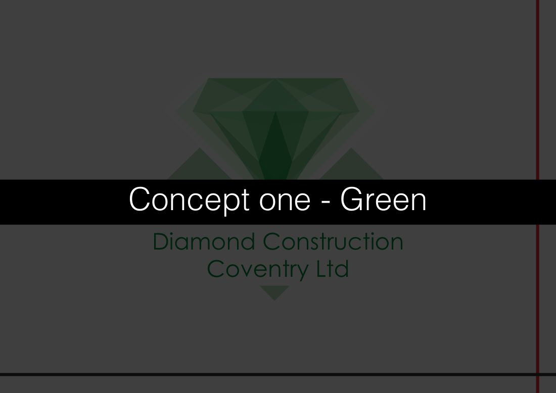 Daimond Construction Coventry LTD Logo Concepts