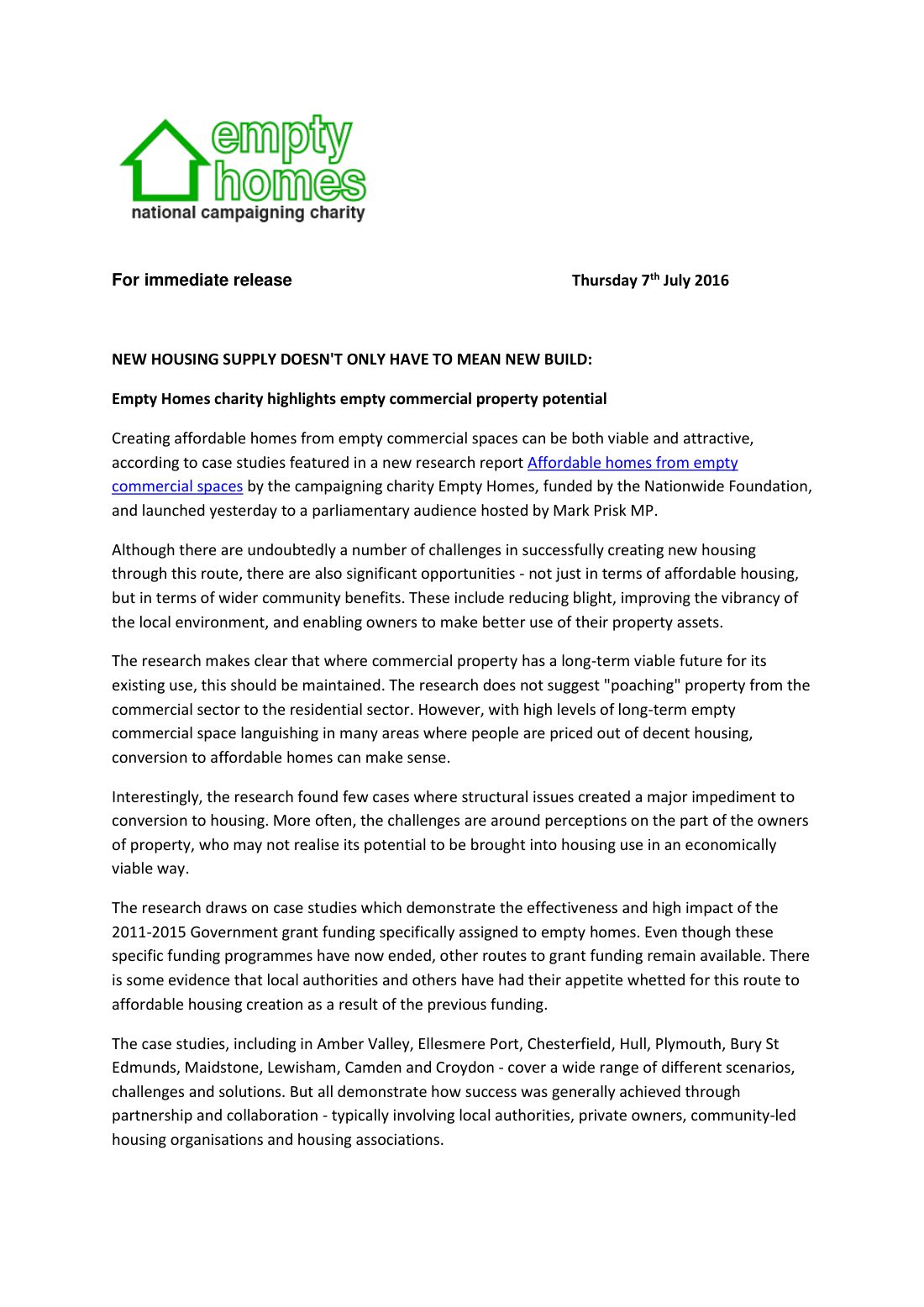 2016- - -Press-release-Affordable-homes-from-empty-commercial-spaces