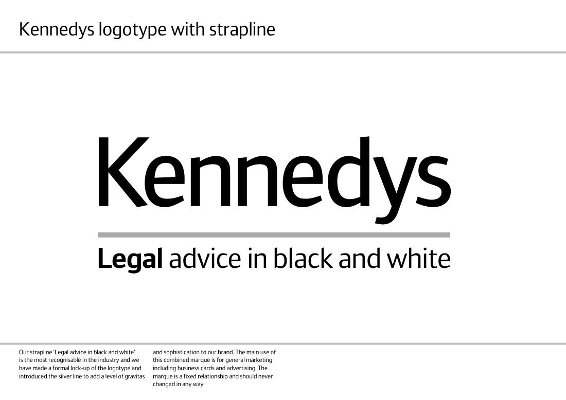 Kennedys - logo guidelines