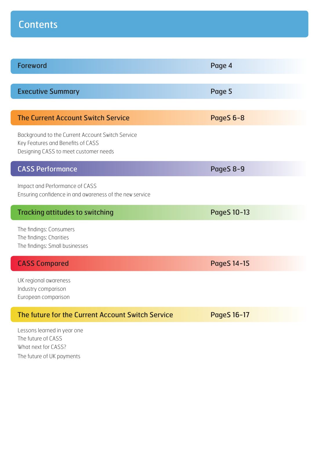 CASS One Year On Report preview .