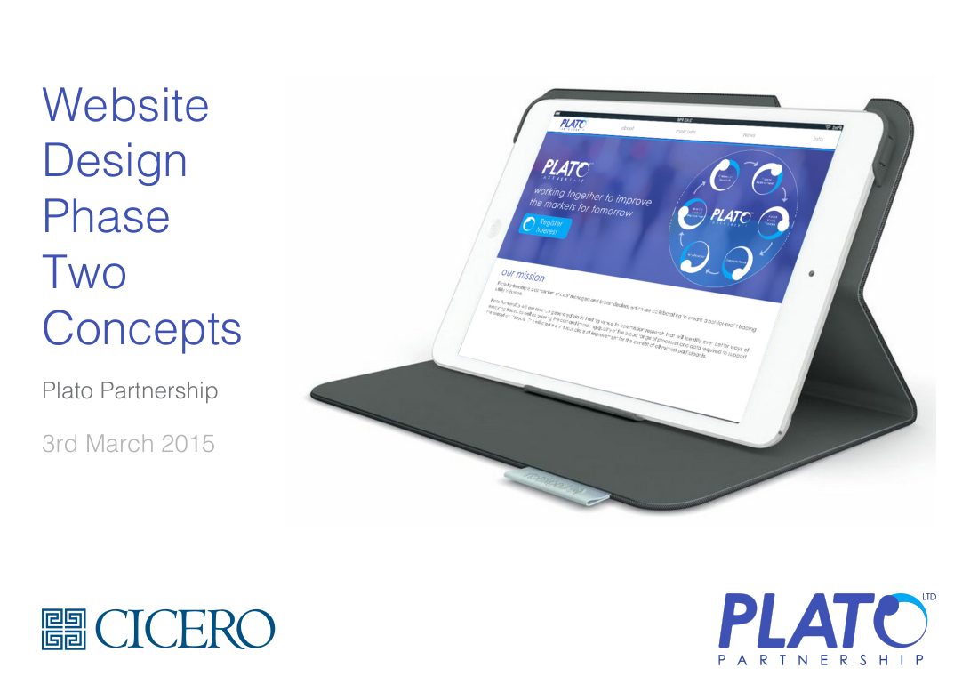 Plato Website Phase Two .