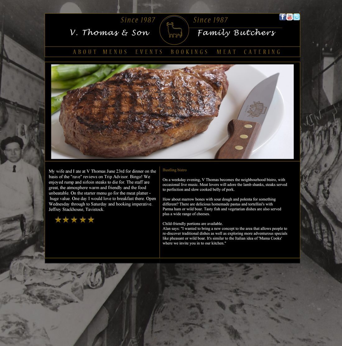 V.Thomas & Son Website Design