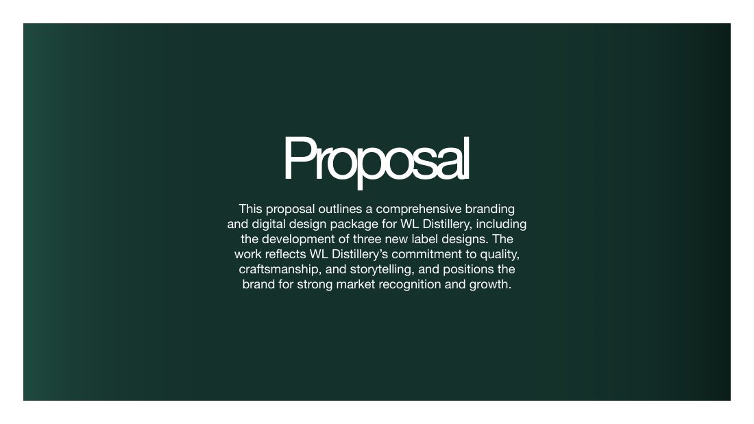 WL Distillery Label Proposal