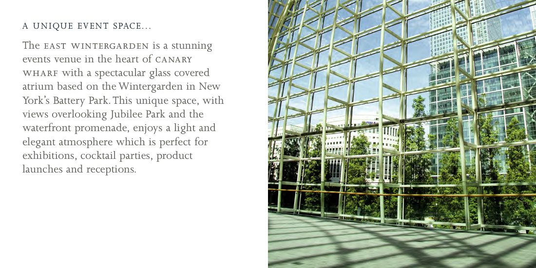 East Wintergarden 2013 E-Brochure